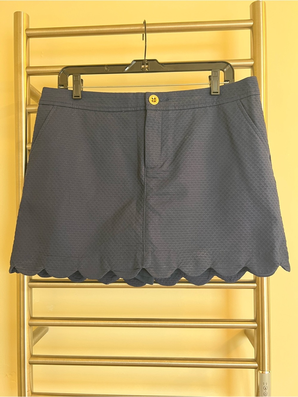 Lilly Pulitzer Colette Scallop Skort in True Navy size 10